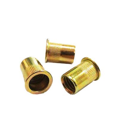 Noce galvanizzata a testa piatta con rivetti verticali di grado 4.8/8.8/10.9/12.9 Ect