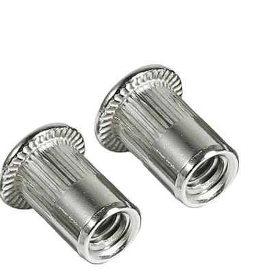 Noce galvanizzata a testa piatta con rivetti verticali di grado 4.8/8.8/10.9/12.9 Ect