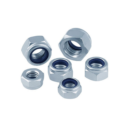 DIN985 Noce esessuale galvanizzata a chiusura nera di grado 4.8/6.8/8.8/10.9/12.9 da fissaggio
