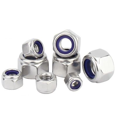 DIN985 Noce esessuale galvanizzata a chiusura nera di grado 4.8/6.8/8.8/10.9/12.9 da fissaggio