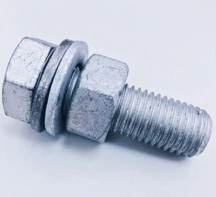 Bolt DIN933 DIN934 galvanizzato a caldo di livello industriale per prestazioni durature