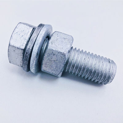 Bolt DIN933 DIN934 galvanizzato a caldo di livello industriale per prestazioni durature