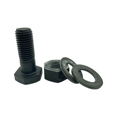 Alte precisione M9 M10 M38 M42 M50 M72 Black Oxide Carbon Steel Hex Bolts Standard DIN