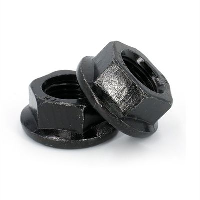 Nocciolo di flangia finitura lucida DIN6923 con guarnizione Nocciolo serrato antiscivolo Zinc bianco