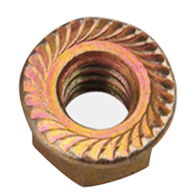 Finitura lucidata in acciaio inossidabile 304 Noce esagonale con rivestimento in zinco colorato