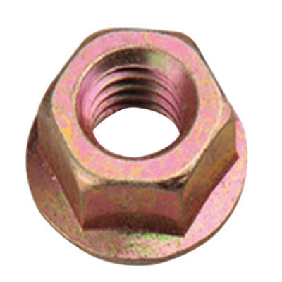 Finitura lucidata in acciaio inossidabile 304 Noce esagonale con rivestimento in zinco colorato