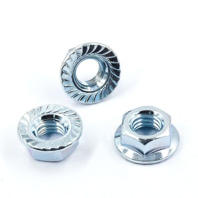 304 acciaio inossidabile Hexagon Spline Flange Nut DIN6923 Nylon Lock Building Essential