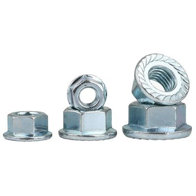304 acciaio inossidabile Hexagon Spline Flange Nut DIN6923 Nylon Lock Building Essential