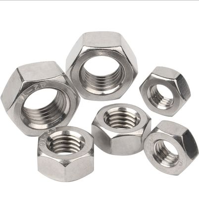 Industria automobilistica Galvanizzato Bianco Blu Zinco Placcato Noce Esessuale DIN934 bulloni e dadi