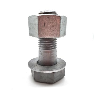 M16 HDG Cerniera elettrica a testa esessuale con dadi esessuali e acciaio da lavaggio di grado 8.8/6.8 ossido nero