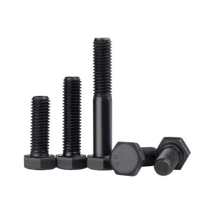 ISO9001 Certificato M6-M36 M10 Black Hex Bolt Nut Washer 8.8 12.9 Grado con standard DIN