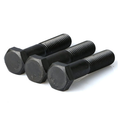 ISO9001 Certificato M6-M36 M10 Black Hex Bolt Nut Washer 8.8 12.9 Grado con standard DIN