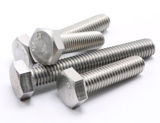 Acciaio inossidabile A2 A4 DIN931 Mezzanello parziale di filo esossico per bulloni e dadi con lavatrice