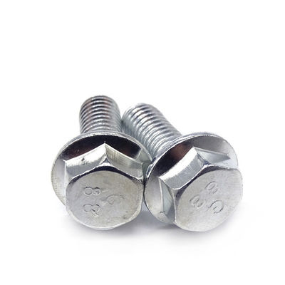 Carbonio/acciaio inossidabile M6 M8 M25 Rivestimento di zinco Din6921 Cerniera esessuale con flange e dadi