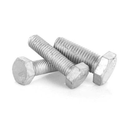 DIN933 DIN931 bulloni a testa esagonale ad alta resistenza HDG galvanizzati a caldo