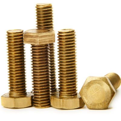 DIN933 DIN931 Cerniere a testa esagonale di ottone per la costruzione