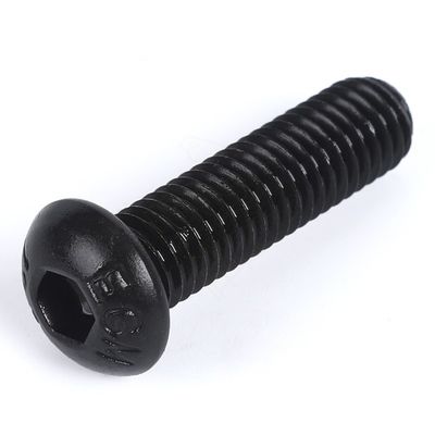 ISO7380 Scalatore esessuale, tasto di testa, cappuccio di sicurezza, viti, bullone con ossido nero, zinco nero
