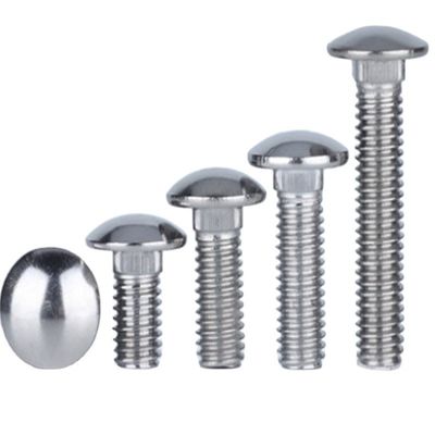 ISO9001 Certificato Galvanizzato a caldo Mezzarronda Testa Quadrata Collo bullone per telaio ponte