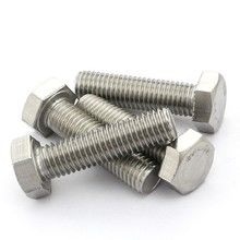 DIN933 Acciaio standard ad alta resistenza a denti completi Esternal Hexagon Bolt Hot Dip Galvanized