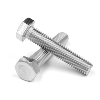 Testa esessuale in acciaio inossidabile bullone a filo intero DIN933 grado 4.8/8.8/10.9/12.9 HDG Finitura