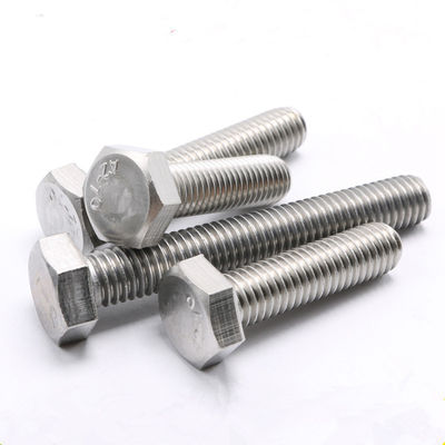 Testa esessuale in acciaio inossidabile bullone a filo intero DIN933 grado 4.8/8.8/10.9/12.9 HDG Finitura