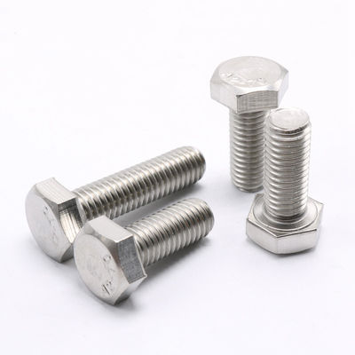 Testa esessuale in acciaio inossidabile bullone a filo intero DIN933 grado 4.8/8.8/10.9/12.9 HDG Finitura