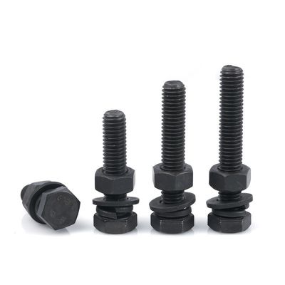 M6 M8 Alta trazione DIN931 DIN933 Testa esessuale bullone e dadi grado 4.8 8.8 10.9 12.9 Acciaio