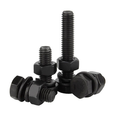 M6 M8 Alta trazione DIN931 DIN933 Testa esessuale bullone e dadi grado 4.8 8.8 10.9 12.9 Acciaio