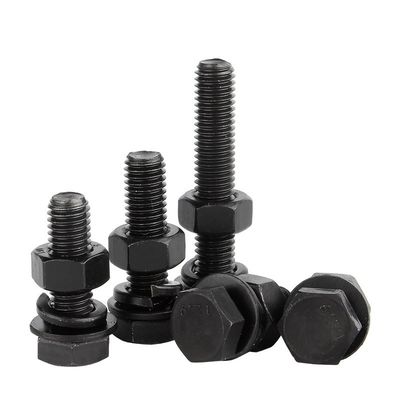 M6 M8 Alta trazione DIN931 DIN933 Testa esessuale bullone e dadi grado 4.8 8.8 10.9 12.9 Acciaio
