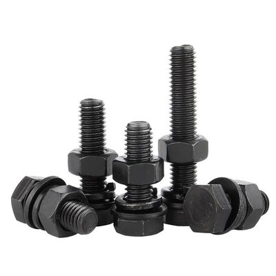 M6 M8 Alta trazione DIN931 DIN933 Testa esessuale bullone e dadi grado 4.8 8.8 10.9 12.9 Acciaio