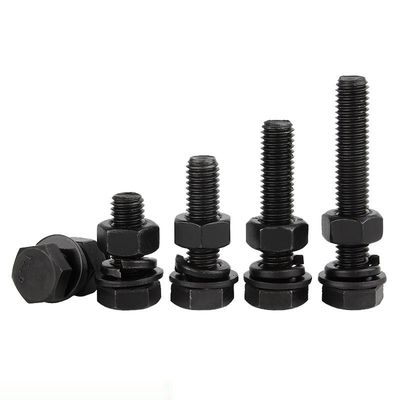 M6 M8 Alta trazione DIN931 DIN933 Testa esessuale bullone e dadi grado 4.8 8.8 10.9 12.9 Acciaio