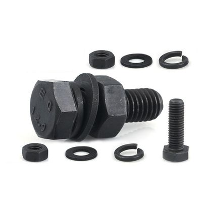 M6 M8 Alta trazione DIN931 DIN933 Testa esessuale bullone e dadi grado 4.8 8.8 10.9 12.9 Acciaio