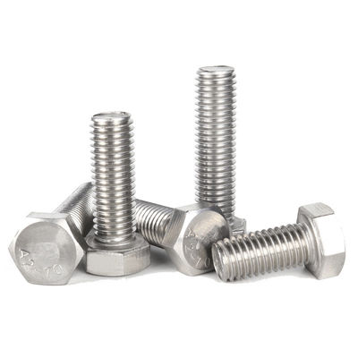 M6 M8 Alta resistenza DIN931 DIN933 Grado 4.8 8.8 10.9 12.9 Testa esessuale bullone e dadi