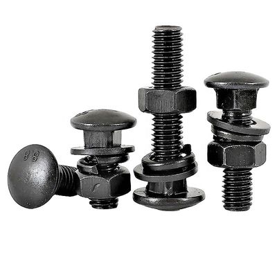 Nero ZP HDG galvanizzato a caldo DIN603 Grado 4.8 8.8 10.9 12.9 Cerniera di carro