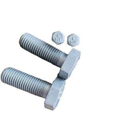 Fabbricazione in acciaio galvanizzato A153 ASTM-A307 Grado 4.8/6.8/8.8/10.9/12.9